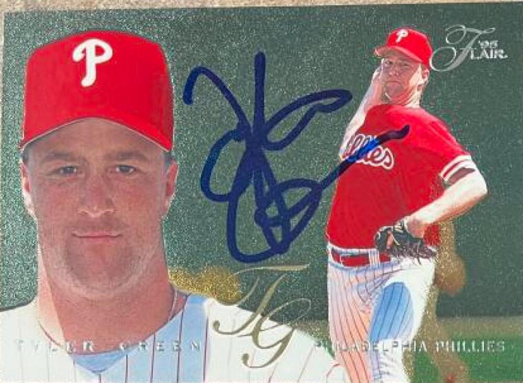 Tyler Green Autographed 1995 Flair #389