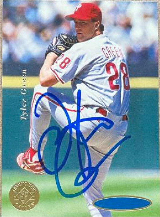 Tyler Green Autographed 1995 SP Championship #76