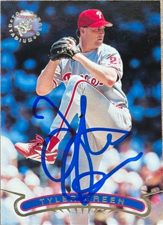 Tyler Green Autographed 1996 Stadium Club #175