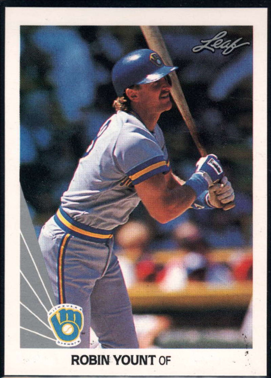 1990 Leaf #71 Robin Yount VG Milwaukee Brewers 
