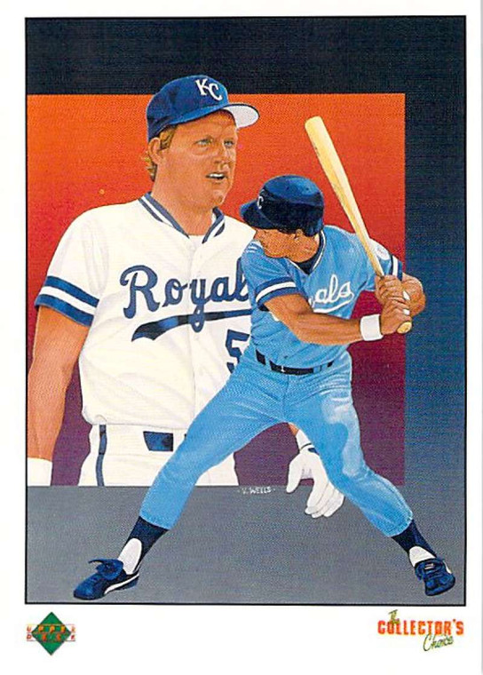 1989 Upper Deck #689 George Brett TC VG Kansas City Royals 