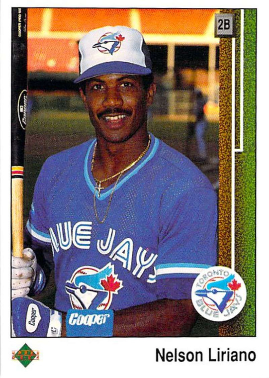 1989 Upper Deck #109 Nelson Liriano VG Toronto Blue Jays 