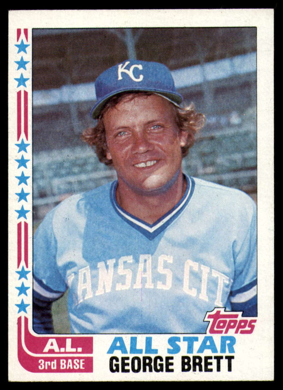 1982 Topps #549 George Brett AS VG Kansas City Royals 