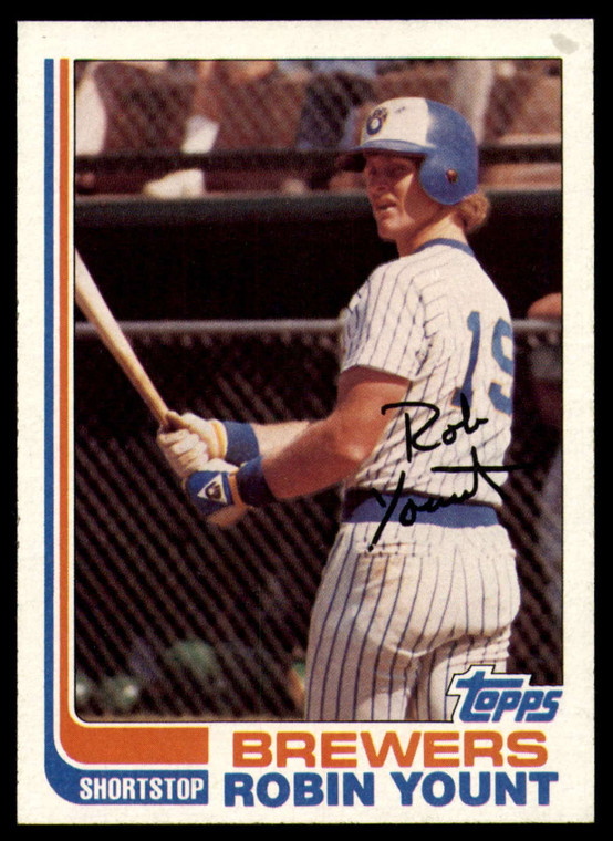 1982 Topps #435 Robin Yount VG Milwaukee Brewers 