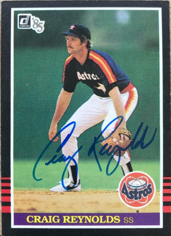 Craig Reynolds Autographed 1985 Donruss #328