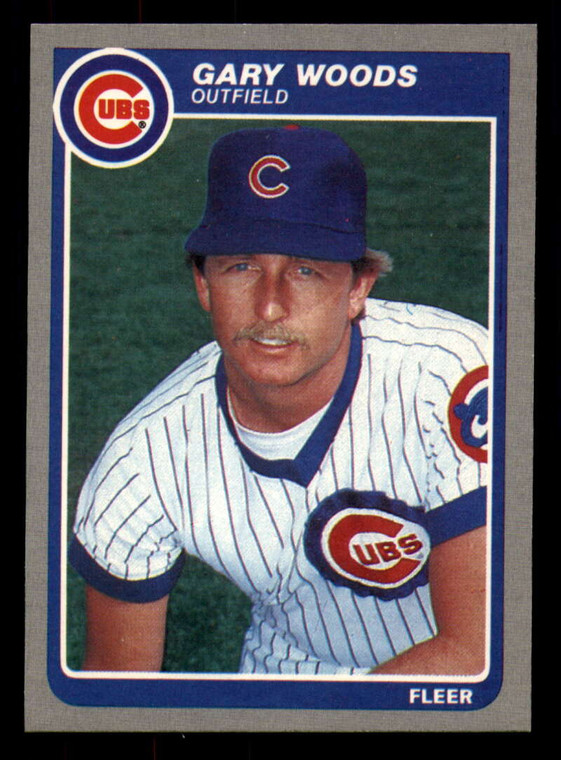 1985 Fleer #71 Gary Woods VG Chicago Cubs 