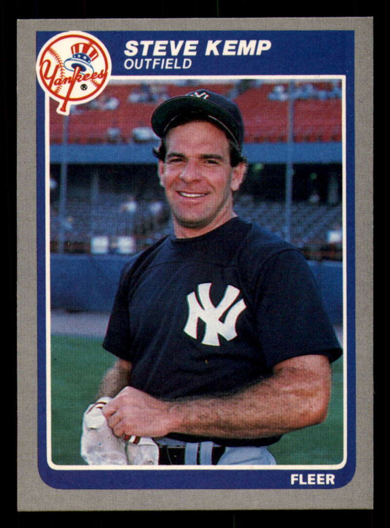 1985 Fleer #132 Steve Kemp VG New York Yankees 