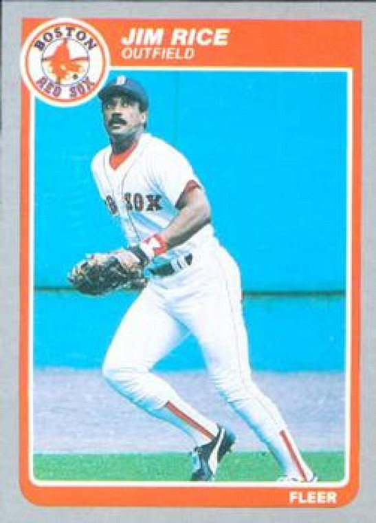 1985 Fleer #168 Jim Rice VG Boston Red Sox 