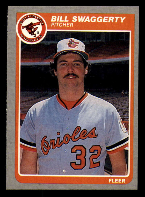 1985 Fleer #193 Bill Swaggerty VG Baltimore Orioles 