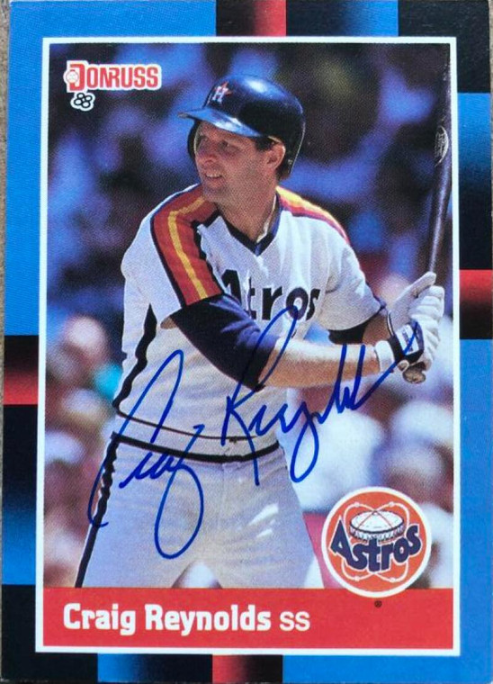 Craig Reynolds Autographed 1988 Donruss #209