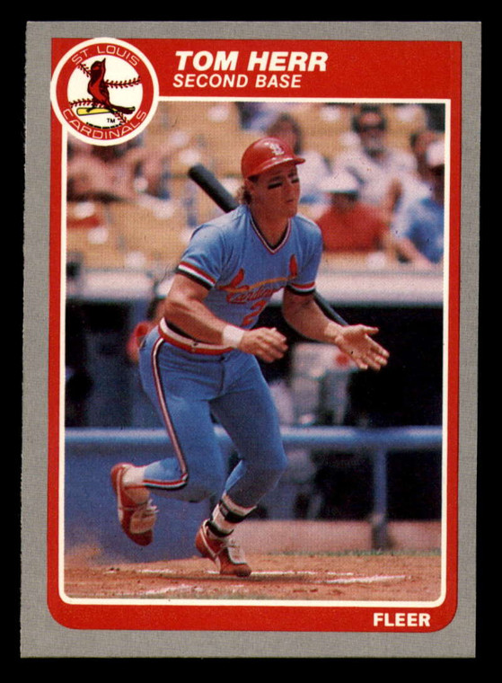 1985 Fleer #226 Tom Herr VG St. Louis Cardinals 