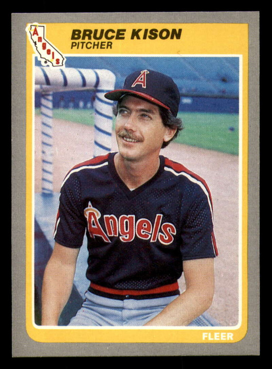 1985 Fleer #306 Bruce Kison VG California Angels 