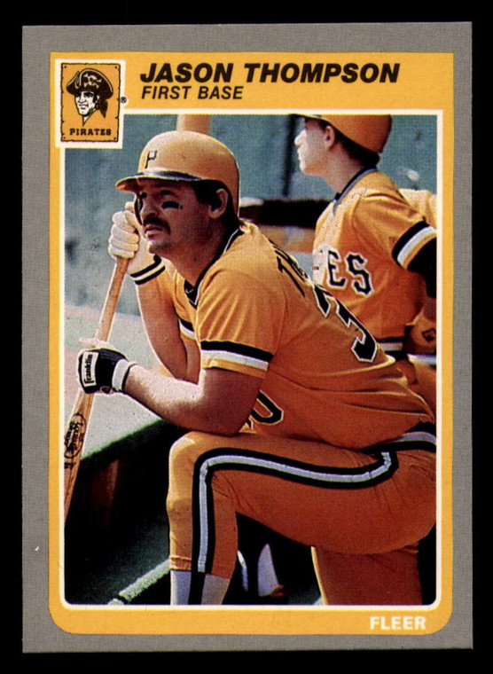 1985 Fleer #478 Jason Thompson VG Pittsburgh Pirates 