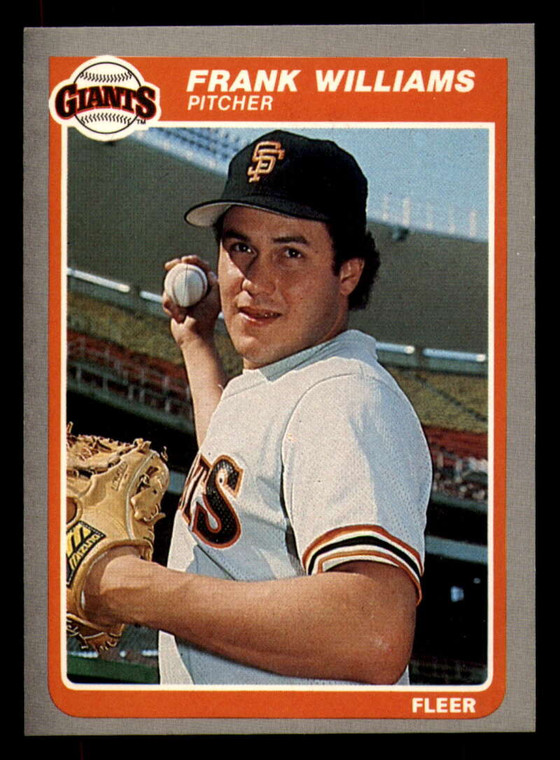 1985 Fleer #624 Frank Williams VG San Francisco Giants 