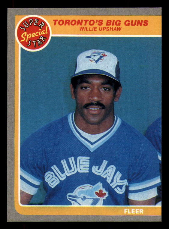 1985 Fleer #635 Willie Upshaw Toronto's Big Guns VG Toronto Blue Jays 