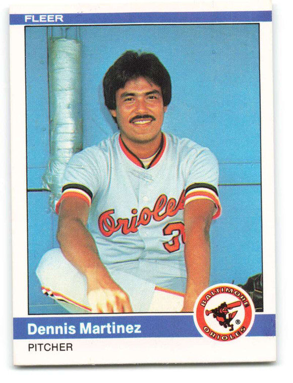 1984 Fleer #11 Dennis Martinez VG Baltimore Orioles 