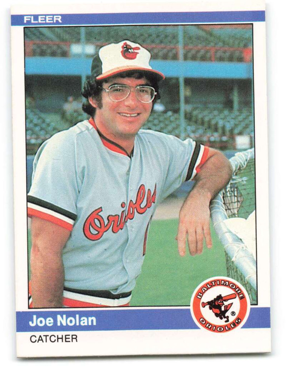 1984 Fleer #15 Joe Nolan VG Baltimore Orioles 