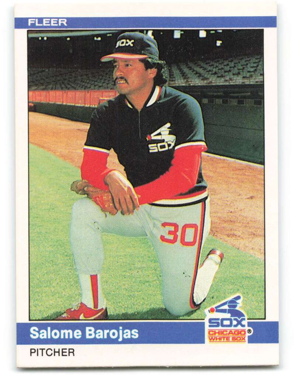 1984 Fleer #53 Salome Barojas VG Chicago White Sox 