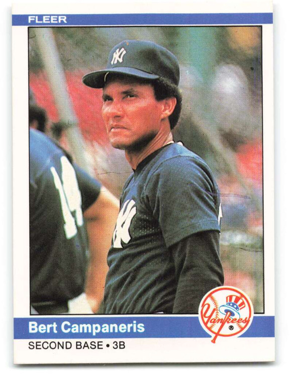 1984 Fleer #120 Bert Campaneris VG New York Yankees 