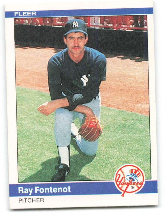 1984 Fleer #122 Ray Fontenot VG RC Rookie New York Yankees 