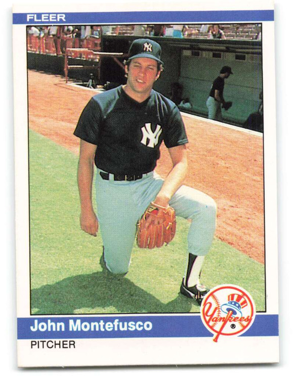 1984 Fleer #132 John Montefusco VG New York Yankees 