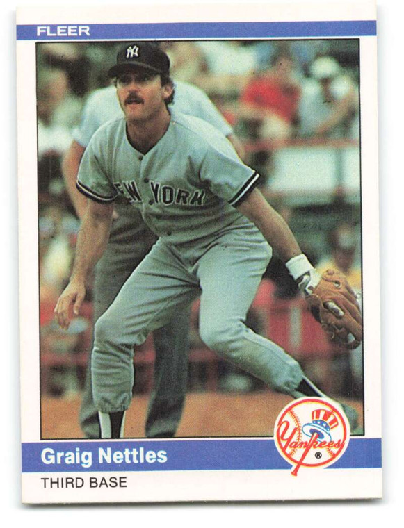 1984 Fleer #135 Graig Nettles VG New York Yankees 