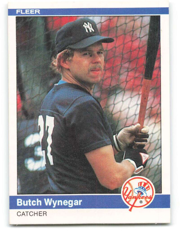 1984 Fleer #144 Butch Wynegar VG New York Yankees 