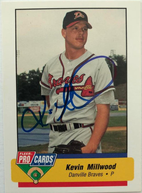 Kevin Millwood Autographed 1994 Danville Braves Fleer/Pro Cards #3528