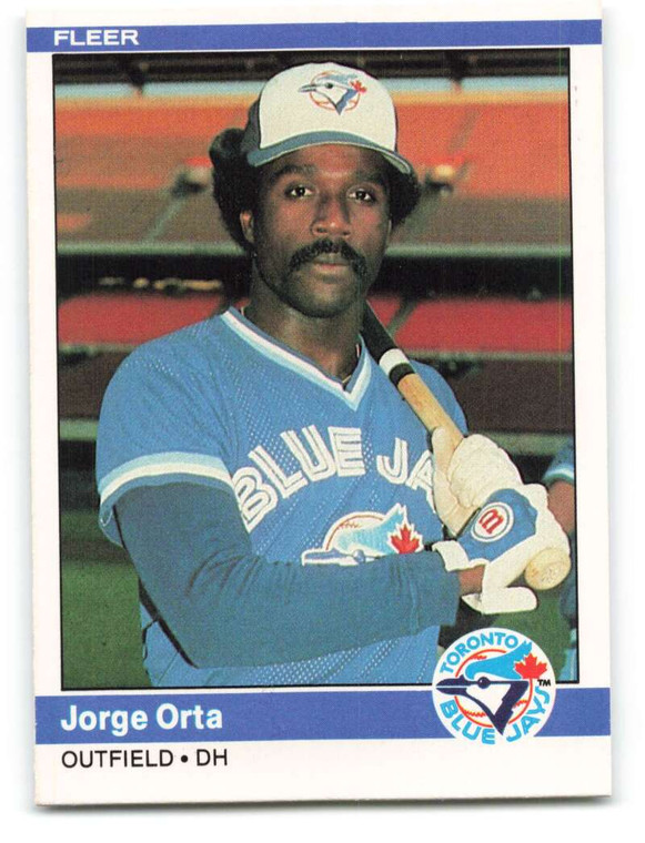 1984 Fleer #166 Jorge Orta VG Toronto Blue Jays 