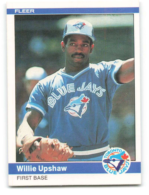 1984 Fleer #168 Willie Upshaw VG Toronto Blue Jays 