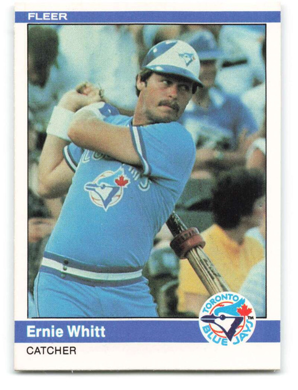 1984 Fleer #169 Ernie Whitt VG Toronto Blue Jays 