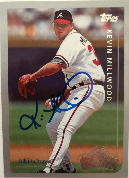 Kevin Millwood Autographed 1999 Topps Opening Day #124