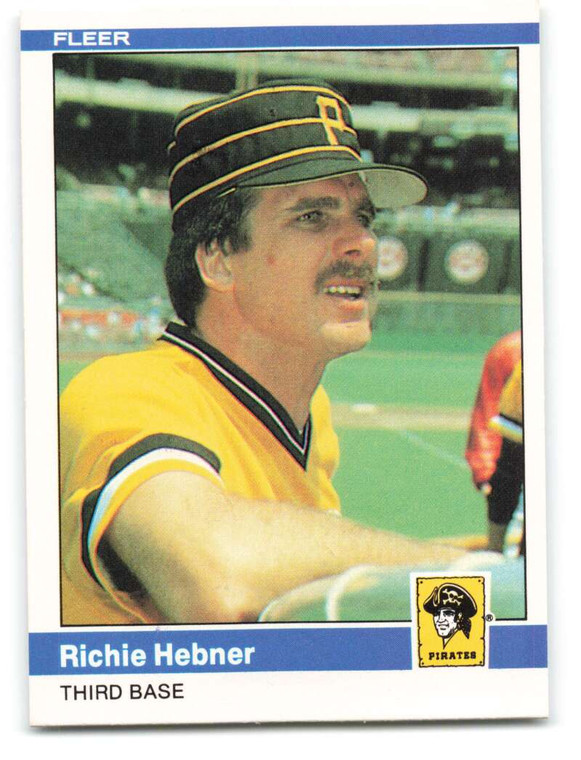 1984 Fleer #251 Richie Hebner VG Pittsburgh Pirates 