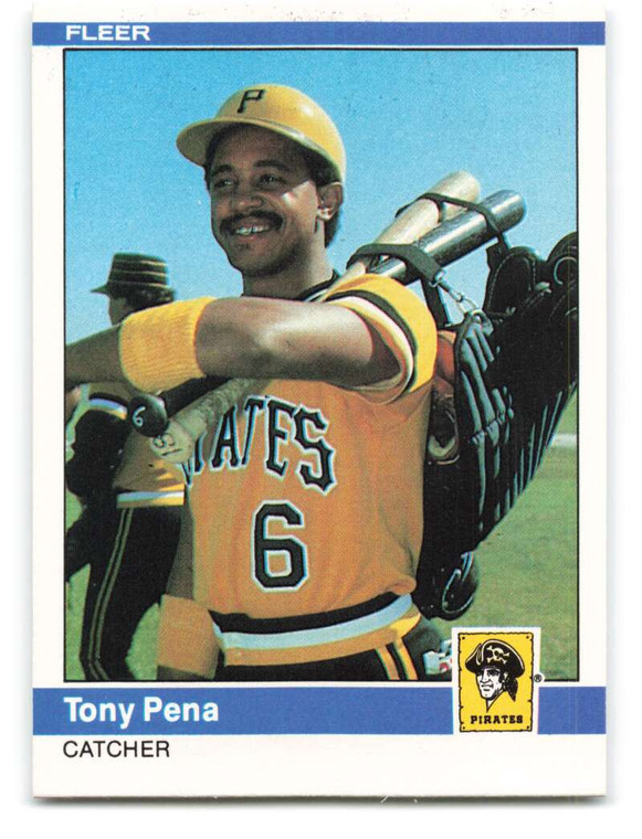 1984 Fleer #259 Tony Pena VG Pittsburgh Pirates 