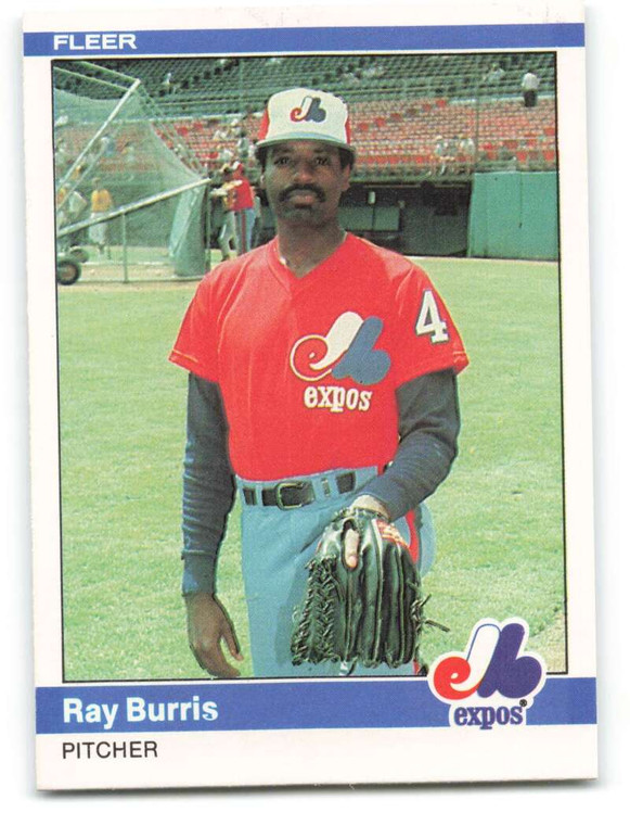 1984 Fleer #270 Ray Burris VG Montreal Expos 