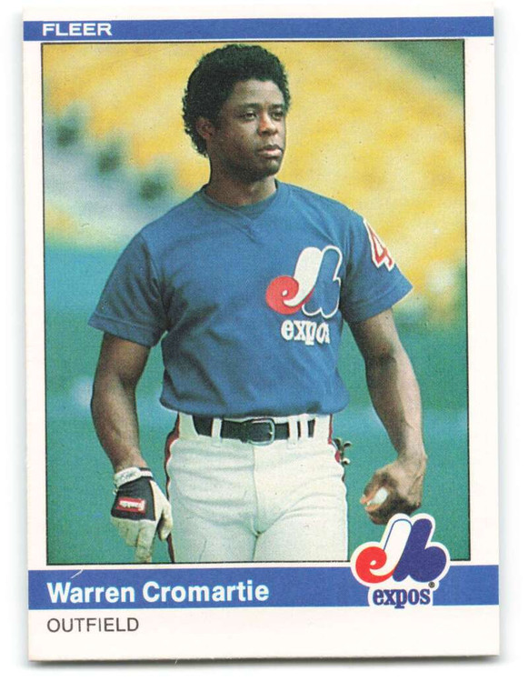 1984 Fleer #272 Warren Cromartie VG Montreal Expos 