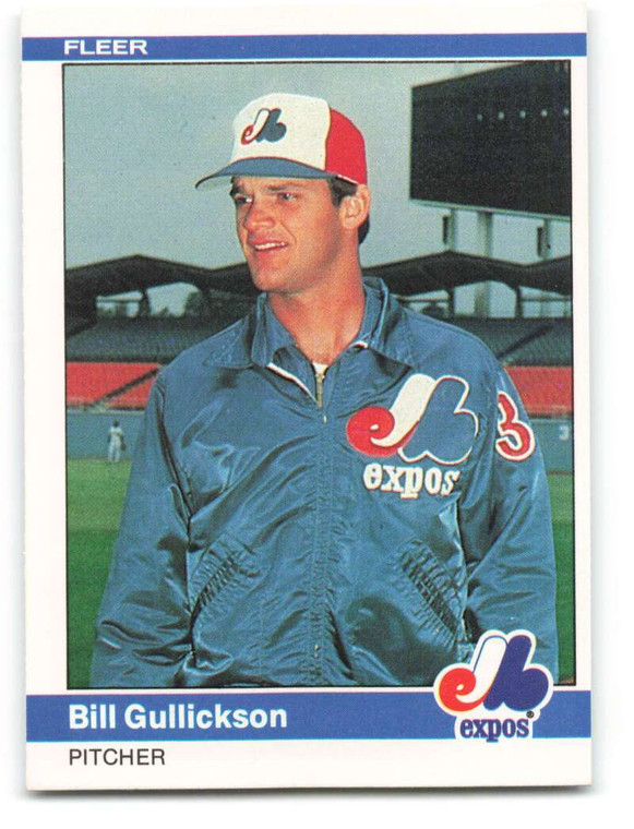 1984 Fleer #276 Bill Gullickson VG Montreal Expos 