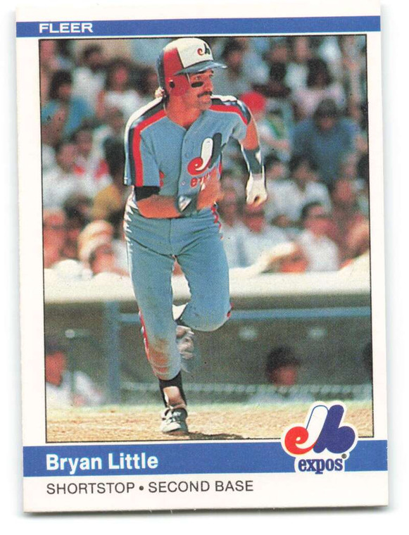 1984 Fleer #279 Bryan Little VG RC Rookie Montreal Expos 