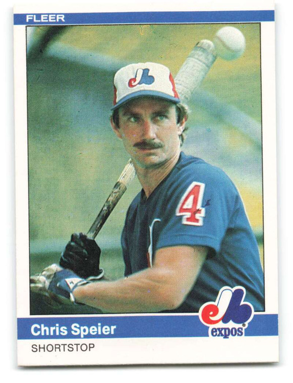 1984 Fleer #288 Chris Speier VG Montreal Expos 