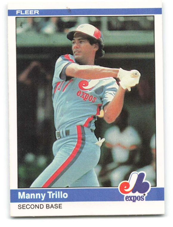 1984 Fleer #289 Manny Trillo VG Montreal Expos 