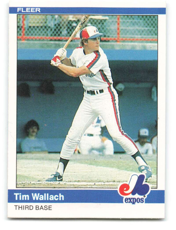 1984 Fleer #291 Tim Wallach VG Montreal Expos 