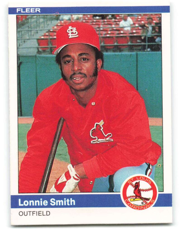 1984 Fleer #335 Lonnie Smith VG St. Louis Cardinals 