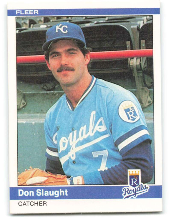 1984 Fleer #359 Don Slaught VG Kansas City Royals 