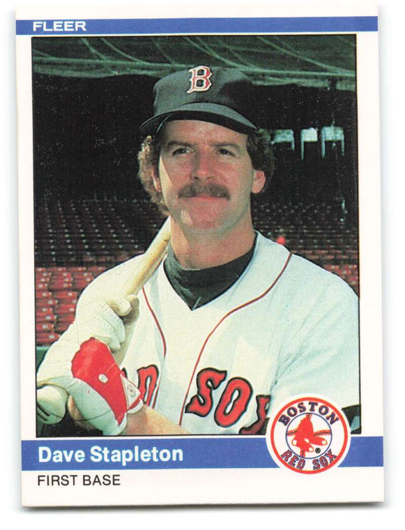 1984 Fleer #410 Dave Stapleton VG Boston Red Sox 