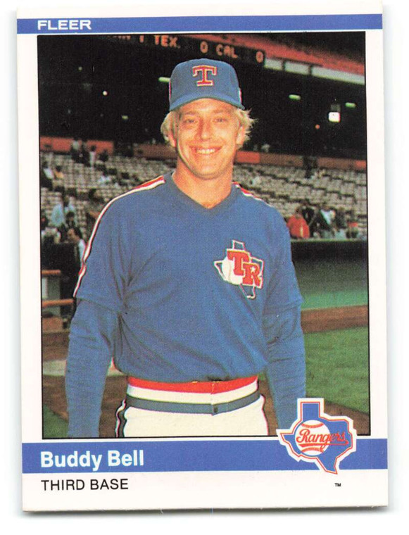 1984 Fleer #413 Buddy Bell VG Texas Rangers 