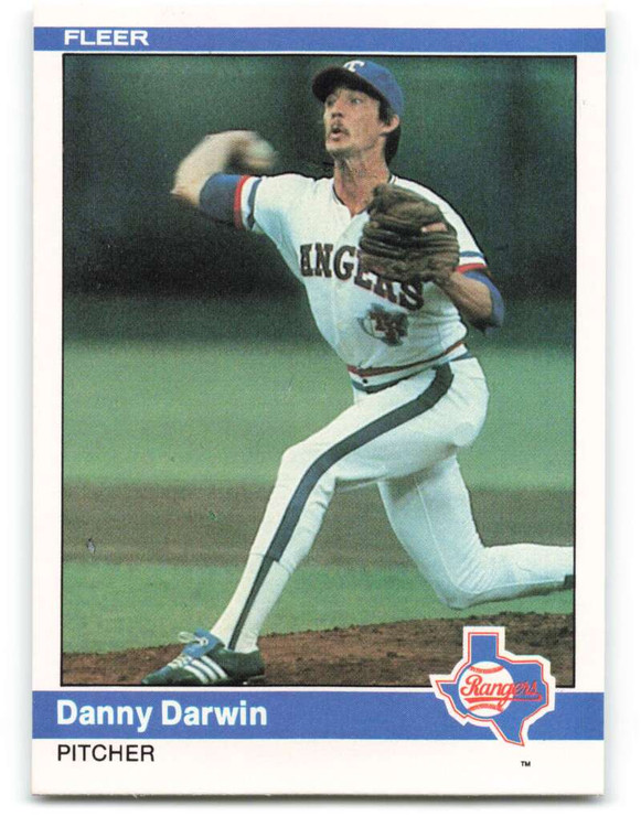 1984 Fleer #416 Danny Darwin VG Texas Rangers 