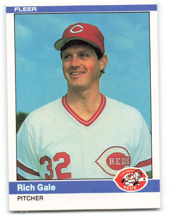 1984 Fleer #469 Rich Gale VG Cincinnati Reds 