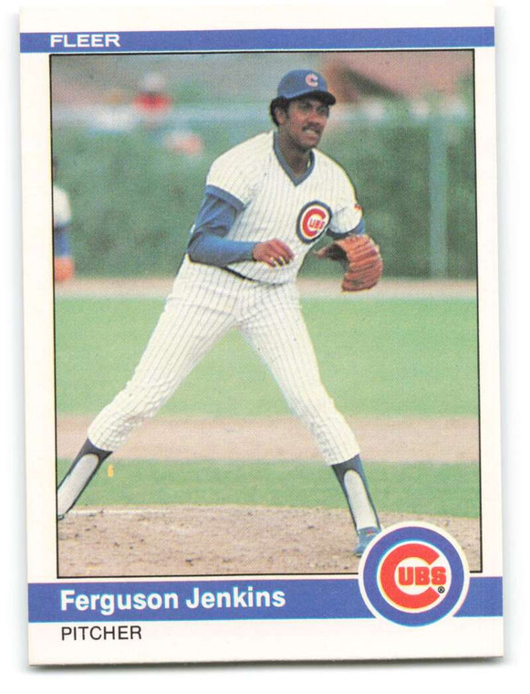 1984 Fleer #494 Fergie Jenkins VG Chicago Cubs 