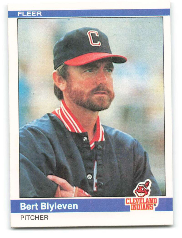 1984 Fleer #536 Bert Blyleven VG Cleveland Indians 