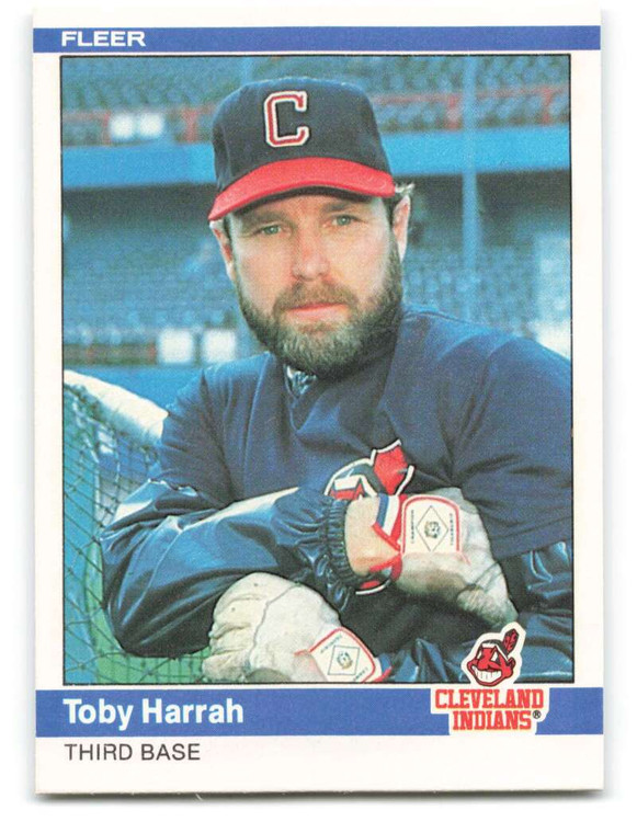 1984 Fleer #544 Toby Harrah VG Cleveland Indians 